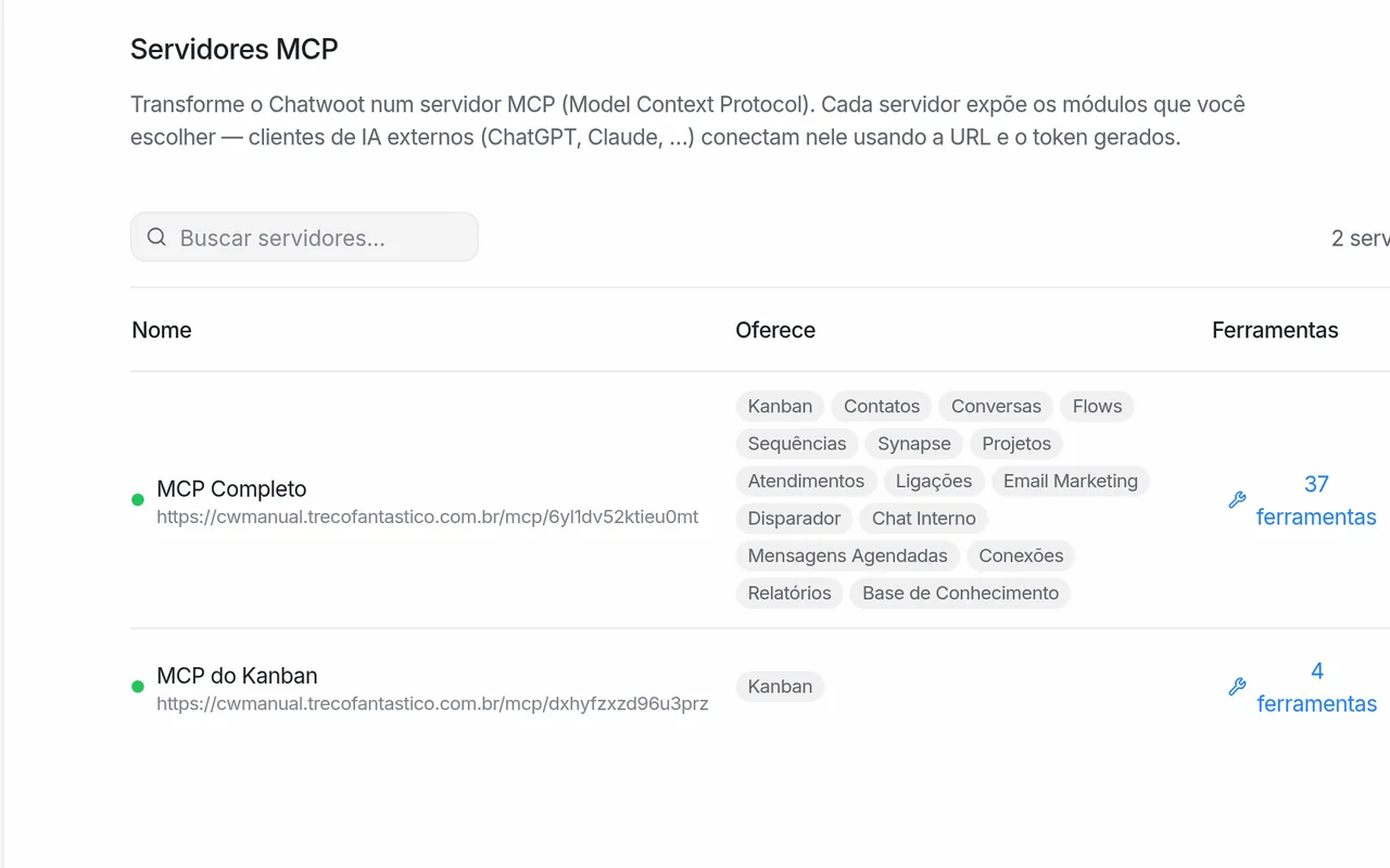 Servidores MCP para IA